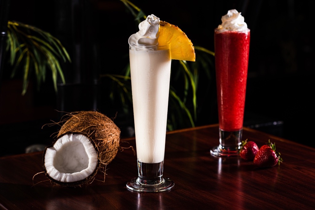 Pina Colada and Strawberry Daiquiri