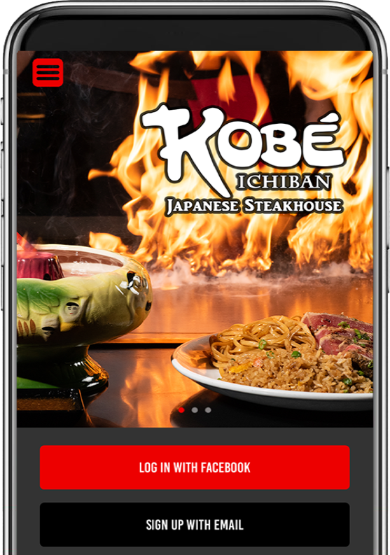 mobile-app Kobe Restaurants Rewards
