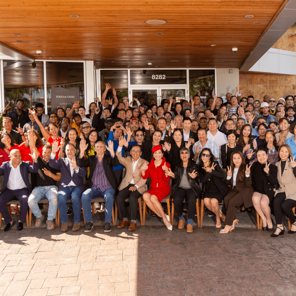 Annual Large group of Kobe employees at Semi-Annual meeting