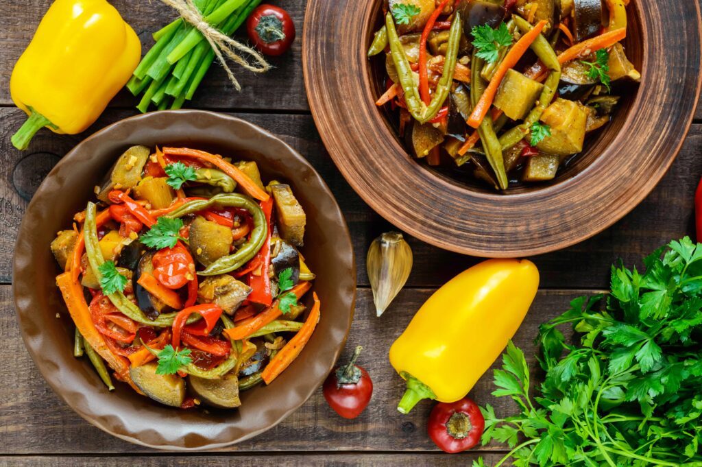 Vegetables from Japanese Dishes